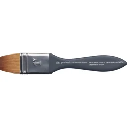 Winsor & Newton Pędzel płaski wash, syntetyczny sobol - - nr 1''