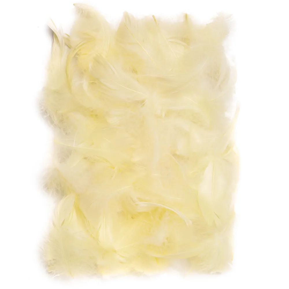 dpCraft Piórka dekoracyjne - - ecru, 10 g