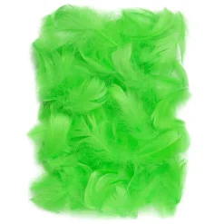 dpCraft Piórka dekoracyjne - - zielone, 10 g ><noscript><img width=