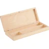 Piórnik drewniany z przegródkami - 22 x 8,5 x 3 cm > Drewniane