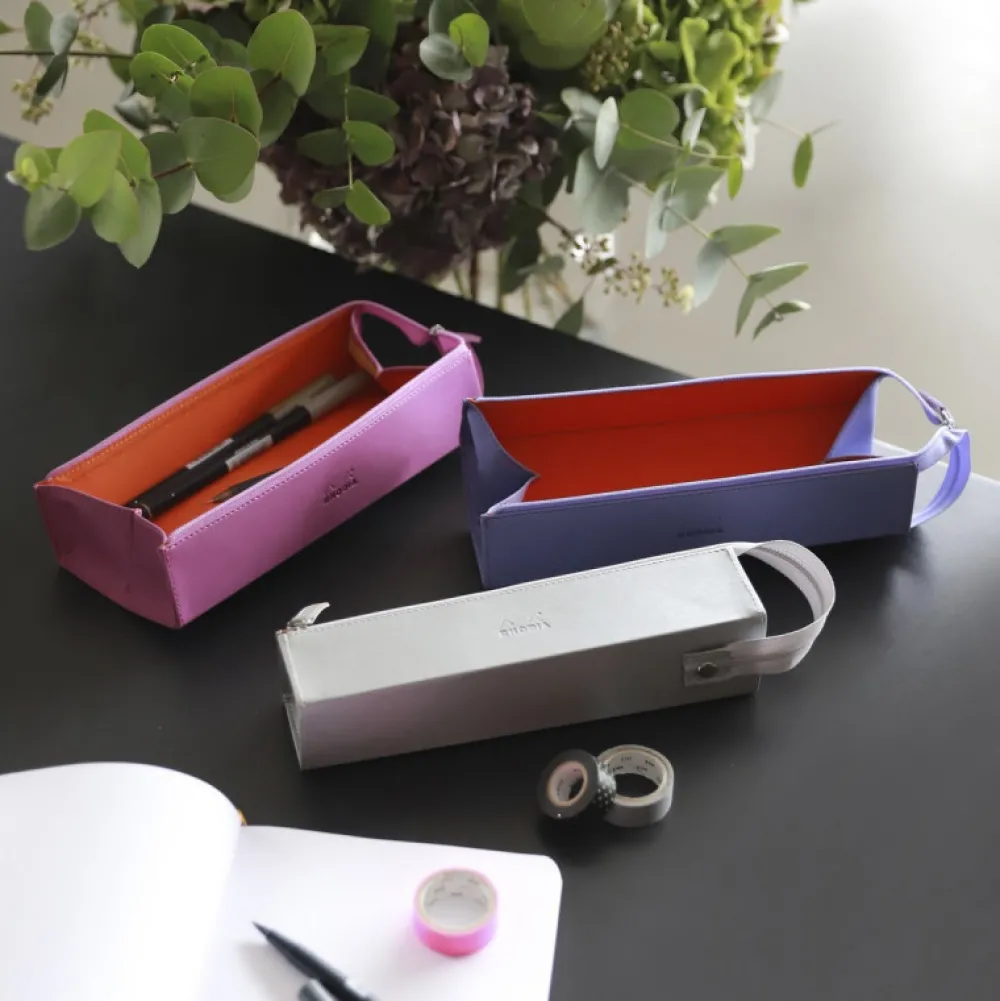 Rhodia Piórnik rama Tray - - brąz, 5 x 23 cm