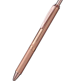 Pentel Pióro kulkowe EnerGel, aluminiowe - - różowe złoto, 0,7 mm > Pióra Kulkowe
