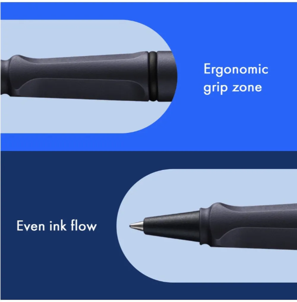 Lamy Pióro kulkowe Safari - - Steel Black