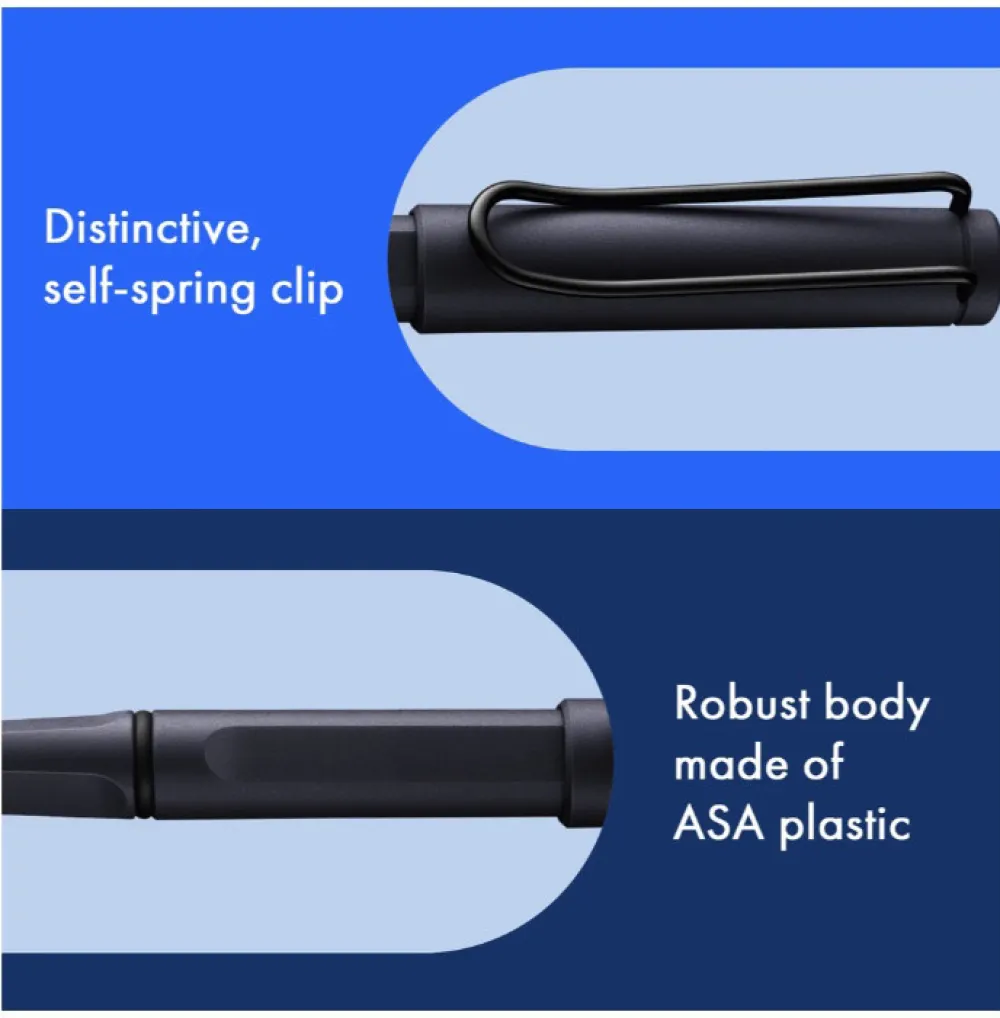 Lamy Pióro kulkowe Safari - - Steel Black