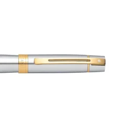 Sheaffer Pióro kulkowe 300 - - Bright Chrome Gold Trim