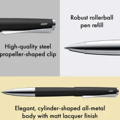 Lamy Pióro kulkowe Studio 367 - - Black M ><noscript><img width=