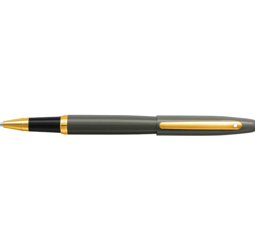 Sheaffer Pióro kulkowe VFM - - Glossy Light Gray Gold Trim