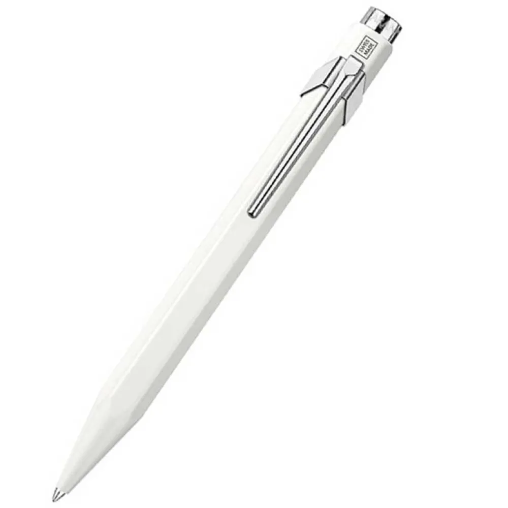 Caran d'Ache Pióro kulkowe 849 w etui - - białe, M > Pióra Kulkowe