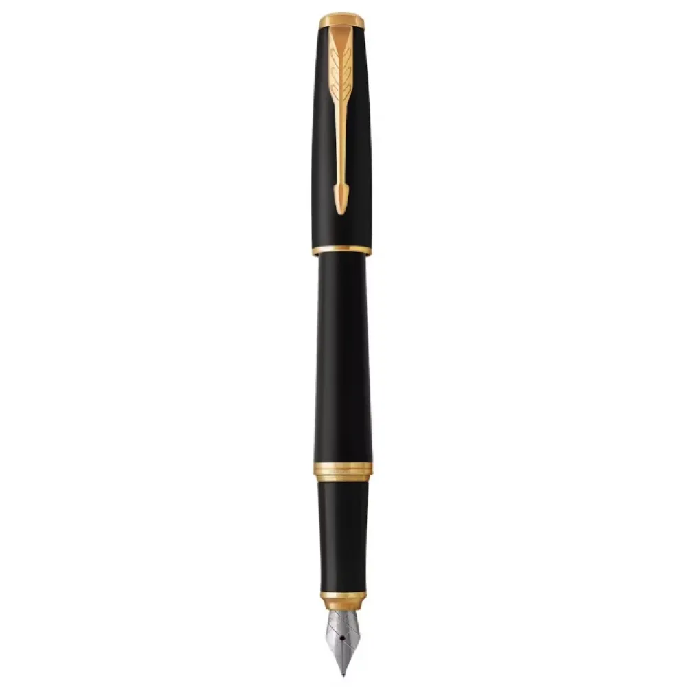Parker Pióro Urban w etui - - Muted Black & Gold Trim, F > Pióra Wieczne