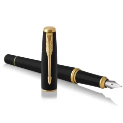 Parker Pióro Urban w etui - - Muted Black & Gold Trim, F ><noscript><img width=