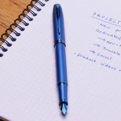 Parker Pióro wieczne IM Monochrome w etui - - Blue, F ><noscript><img width=