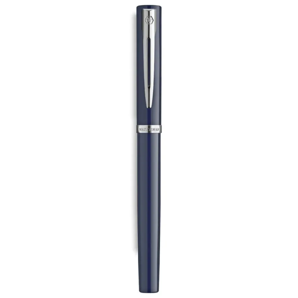 Waterman Pióro wieczne Impression - - Blue Chrome Trim M