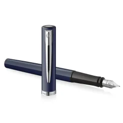 Waterman Pióro wieczne Impression - - Blue Chrome Trim M