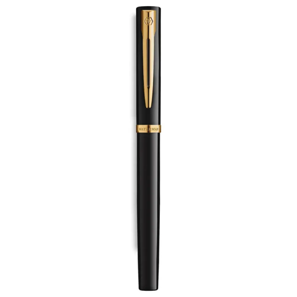 Waterman Pióro wieczne Impression - - Black Gold Trim F > Pióra Wieczne