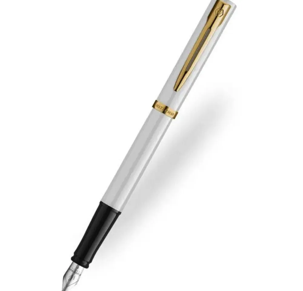 Waterman Pióro wieczne Impression - - White Gold Trim F