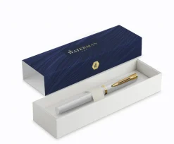 Waterman Pióro wieczne Impression - - White Gold Trim F