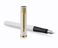 Waterman Pióro wieczne Impression - - White Gold Trim M