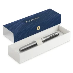 Waterman Pióro wieczne Impression - - Steel Silver Trim F