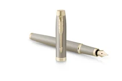 Parker Pióro wieczne IM The Finishing Touch w etui - - Sandstone M ><noscript><img width=