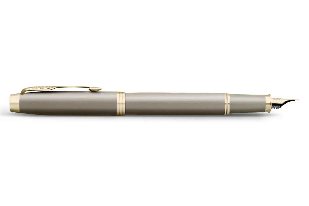 Parker Pióro wieczne IM The Finishing Touch w etui - - Sandstone M > Pióra Wieczne