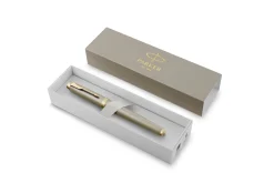 Parker Pióro wieczne IM The Finishing Touch w etui - - Sandstone M ><noscript><img width=