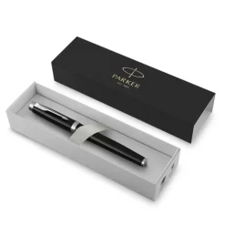 Parker Pióro wieczne IM w etui - - Black & Chrome Trim, F ><noscript><img width=