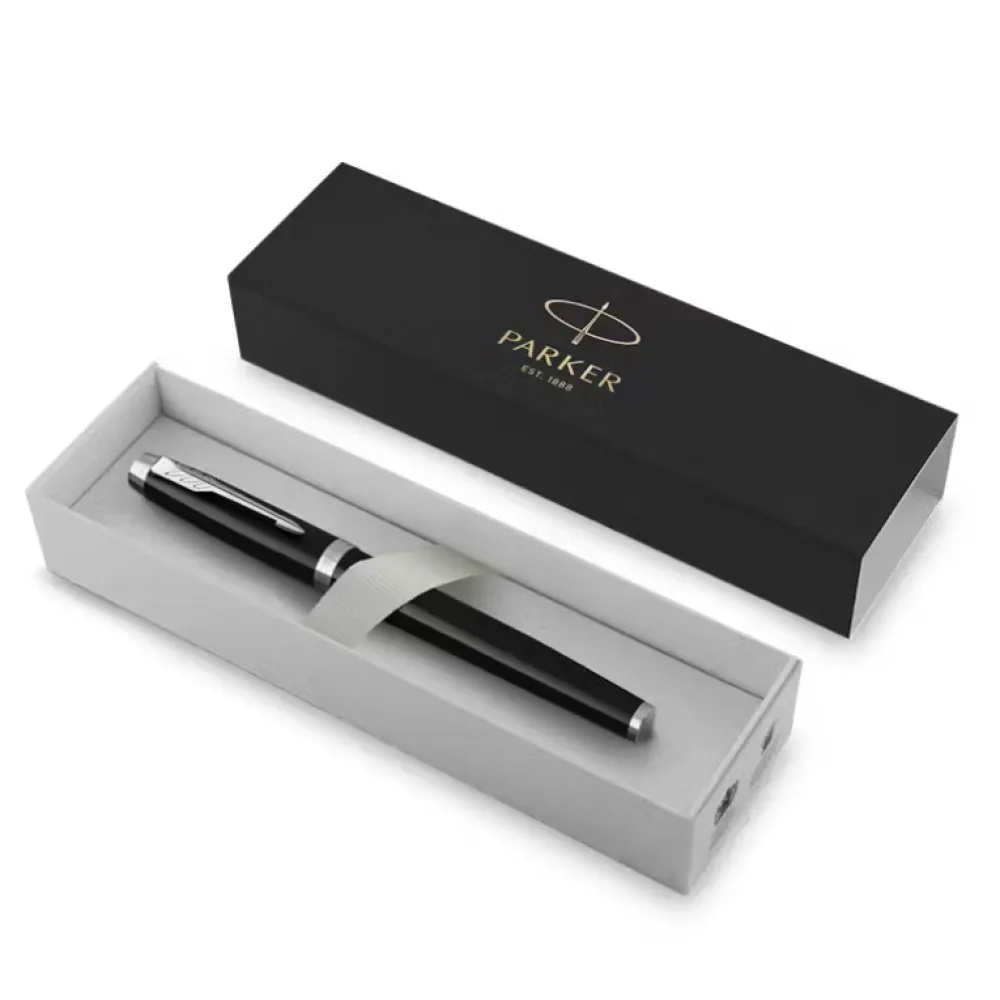 Parker Pióro wieczne IM w etui - - Black & Chrome Trim, F > Pióra Wieczne