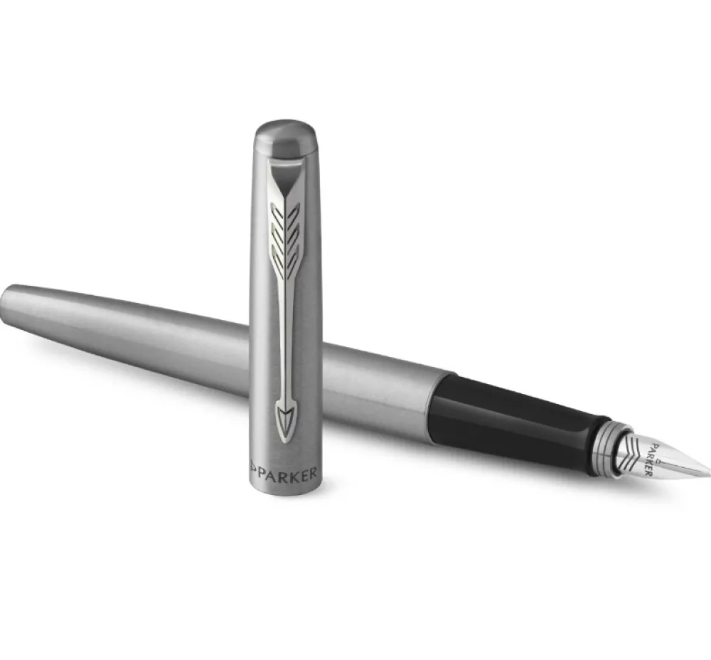 Parker Pióro wieczne Jotter - - Silver & Chrome Trim, M