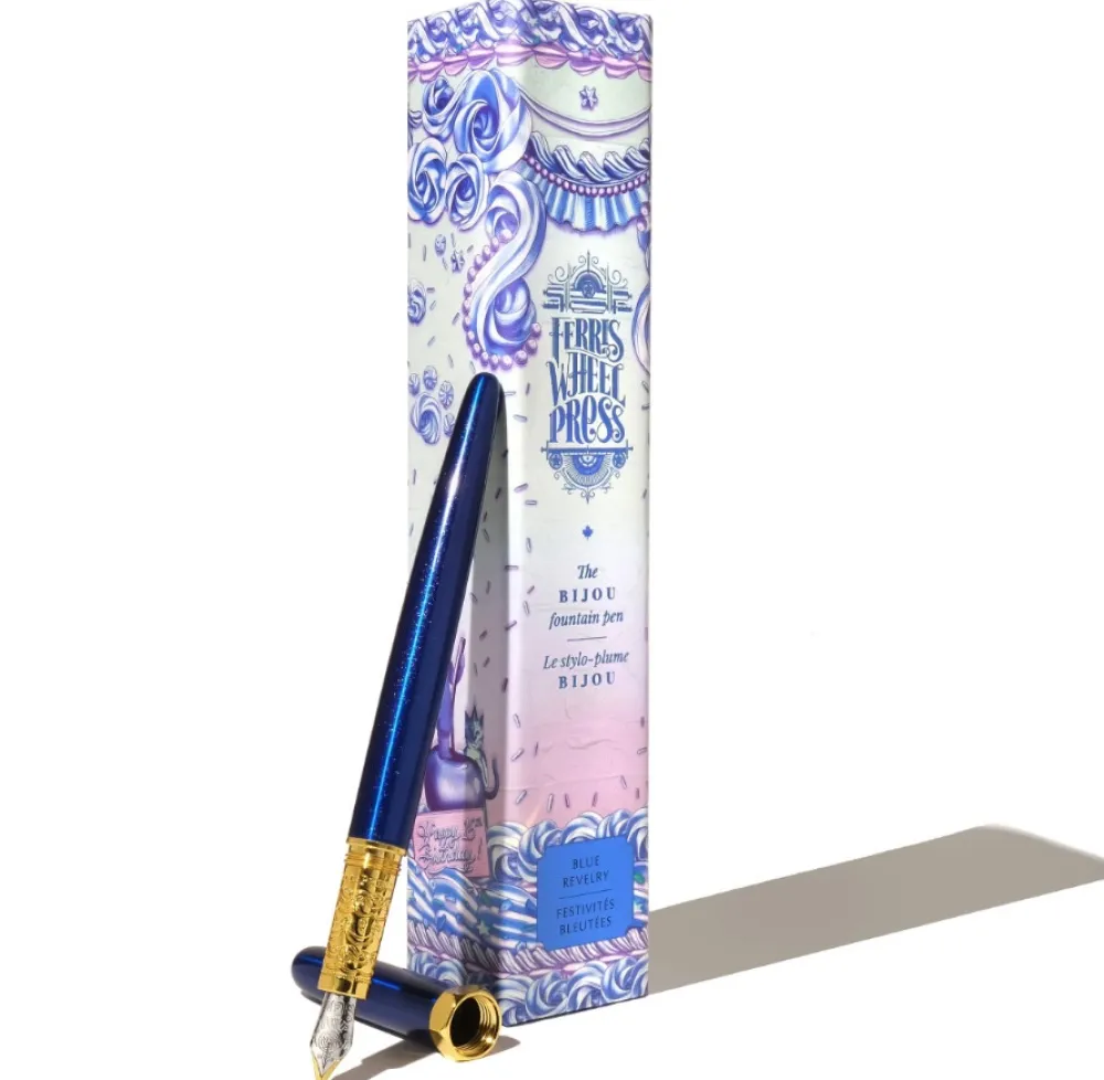 Ferris Wheel Press Pióro wieczne Limited Edition Bijou - - Blue Revelry, F > Pióra Wieczne