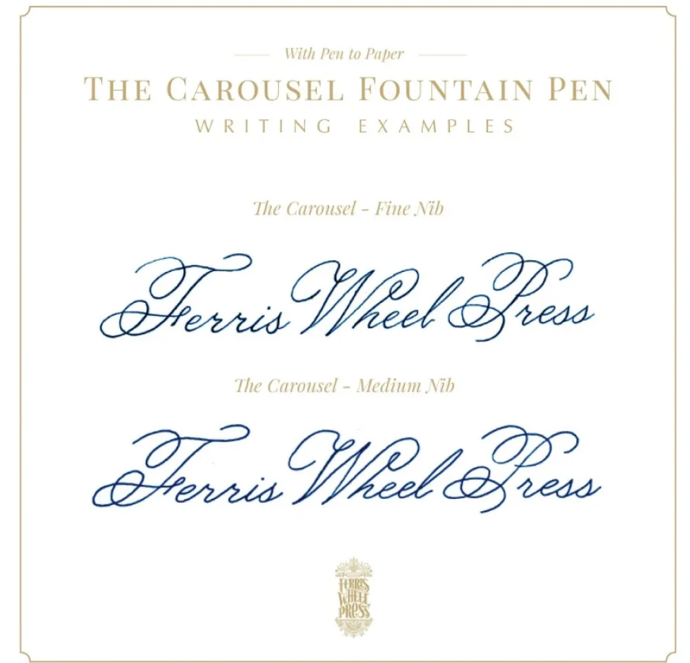 Ferris Wheel Press Pióro wieczne Limited Edition 2024 Aluminium Carousel - - Little Miss Jubilee, M > Pióra Wieczne