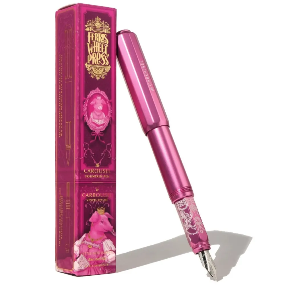 Ferris Wheel Press Pióro wieczne Limited Edition 2024 Aluminium Carousel - - Little Miss Jubilee, F