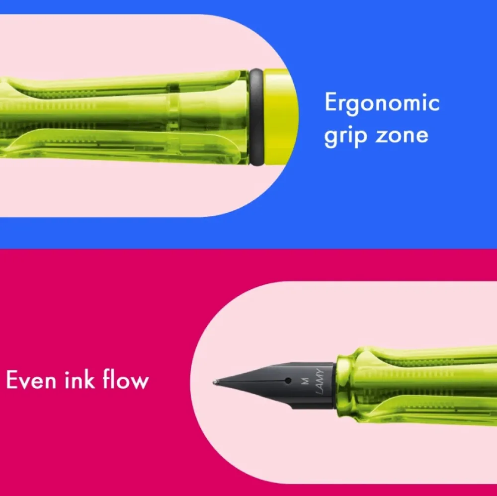 Lamy Pióro wieczne Safari - - Neon Yellow M