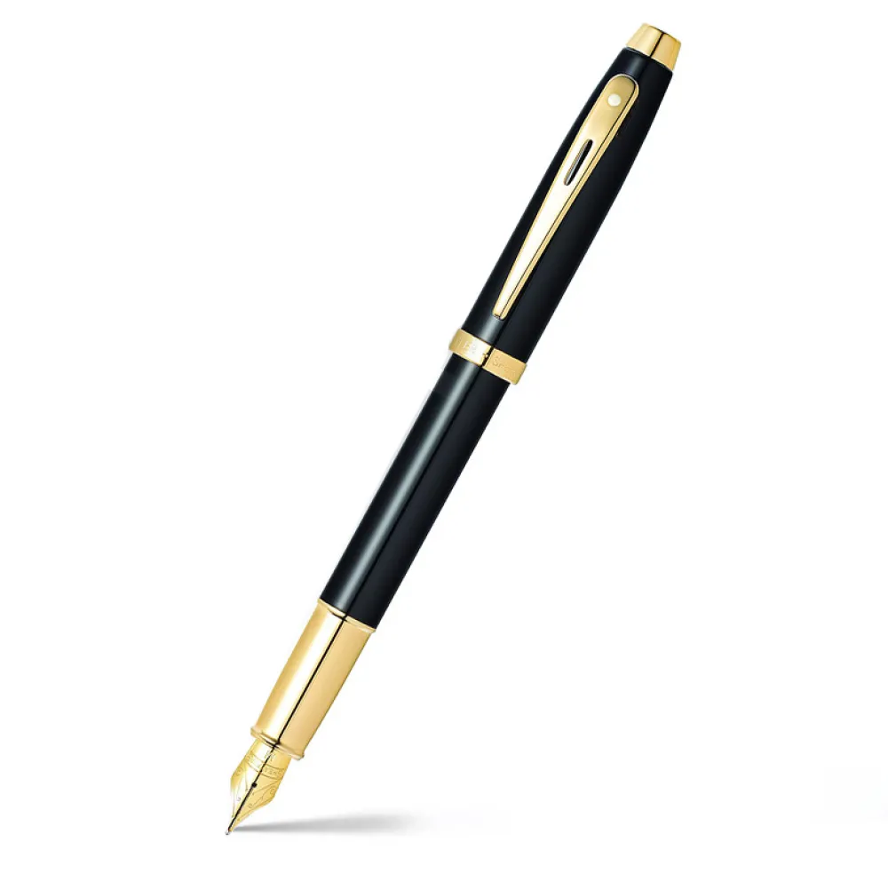 Sheaffer Pióro wieczne 100 - - Black Gold Trim M