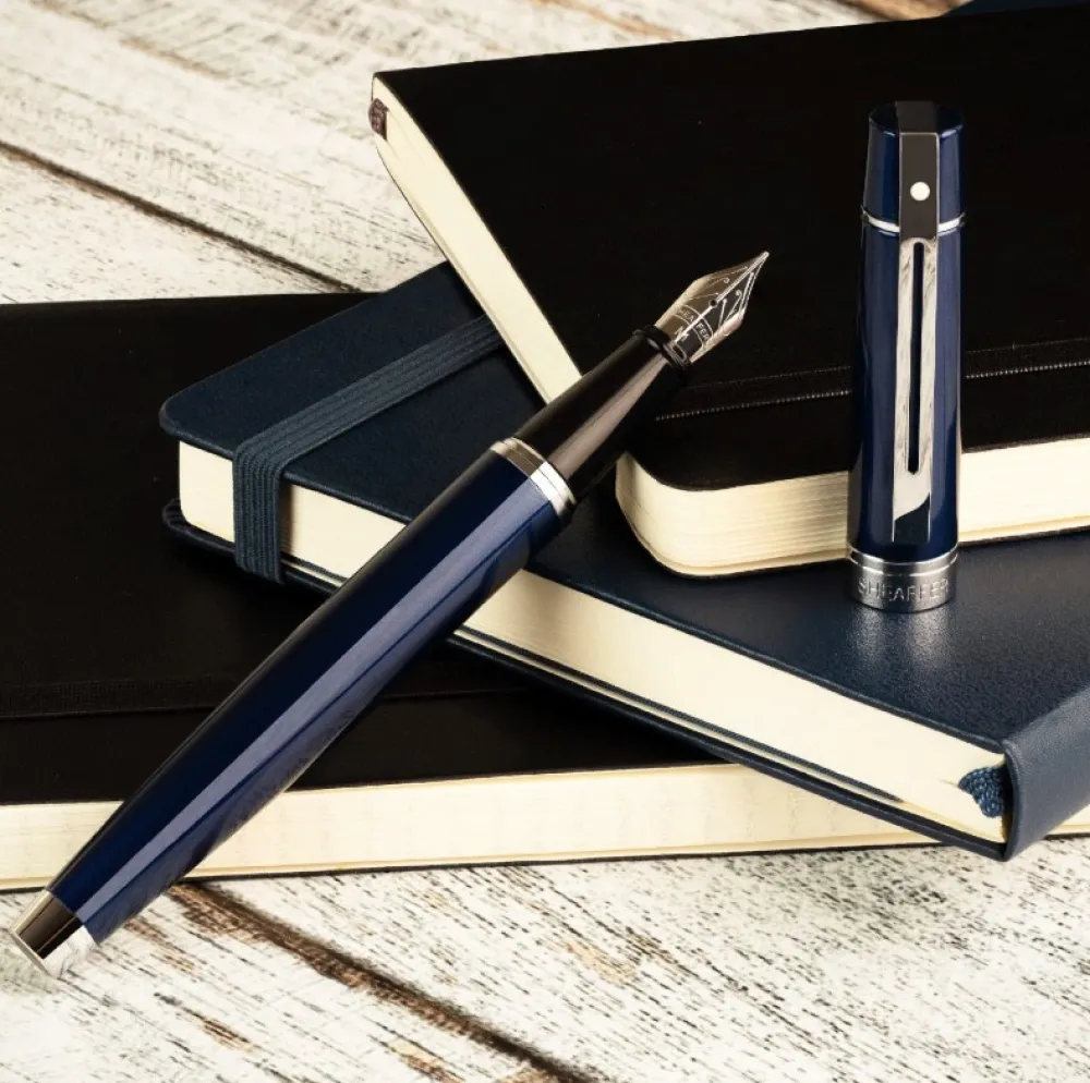 Sheaffer Pióro wieczne 300 - - Blue Chrome Trim F > Pióra Wieczne