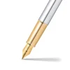 Sheaffer Pióro wieczne 100 - - Chrome Gold Trim F