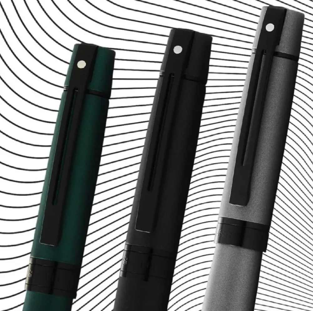 Sheaffer Pióro wieczne 300 - - Matte Green Black Trim F > Pióra Wieczne
