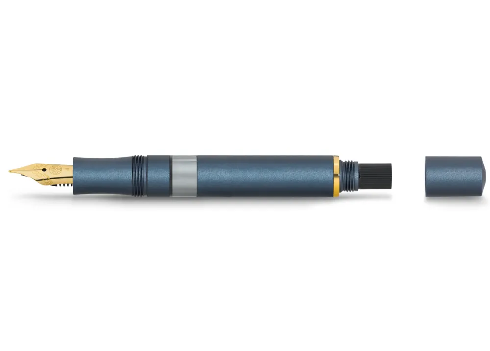 Kaweco Pióro wieczne Sport Piston Filler zestaw startowy - - Navy EF > Pióra Wieczne