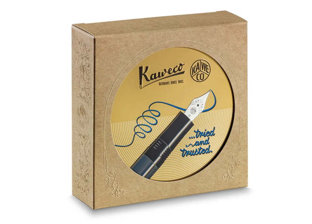 Kaweco Pióro wieczne Sport Piston Filler zestaw startowy - - Navy F > Pióra Wieczne