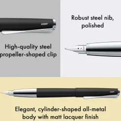 Lamy Pióro wieczne Studio 067 - - Black F
