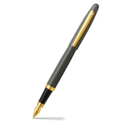 Sheaffer Pióro wieczne VFM - - Glossy Light Gray Gold Trim M