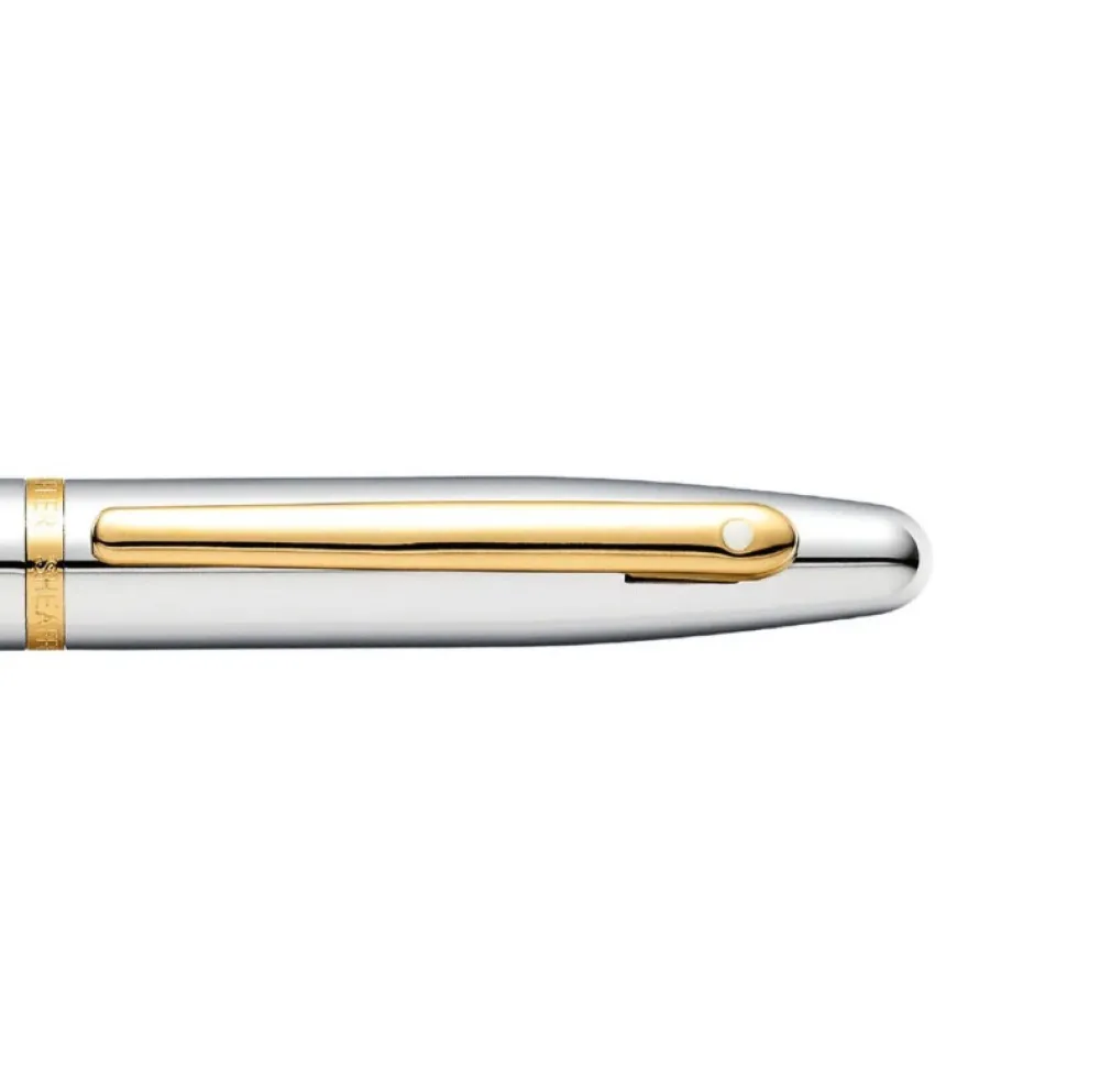 Sheaffer Pióro wieczne VFM - - Polished Chrome Gold Trim M > Pióra Wieczne
