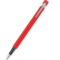 Caran d'Ache Pióro wieczne 849 z etui - - czerwone, EF > Pióra Wieczne