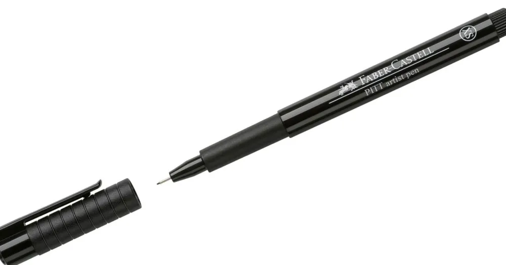 Faber-Castell Pisak artystyczny Pitt Artist Pen - - czarny, XS > Markery, Brushpeny I Pisaki