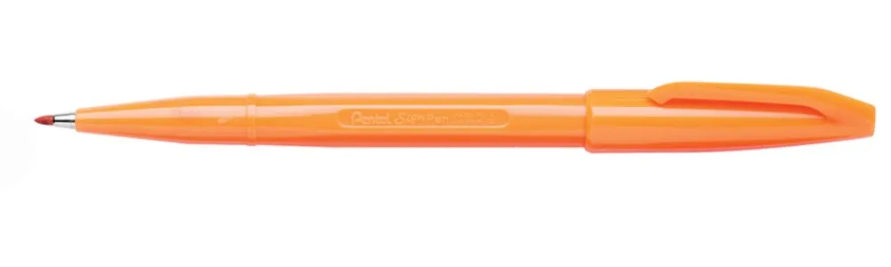 Pentel Pisak artystyczny Sign Pen - - pomarańczowy