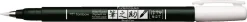 Tombow Pisak do kaligrafii Fudenosuke Brush Pen, Pastel - - White