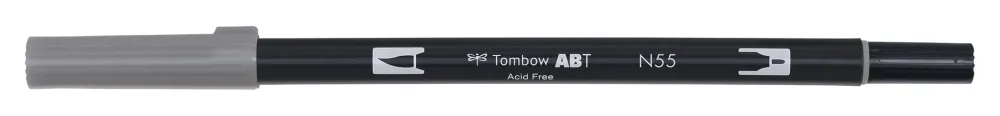 Tombow Pisak dwustronny Dual Brush Pen - - Cool Grey 7