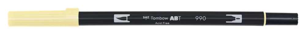 Tombow Pisak dwustronny Dual Brush Pen - - Light Sand