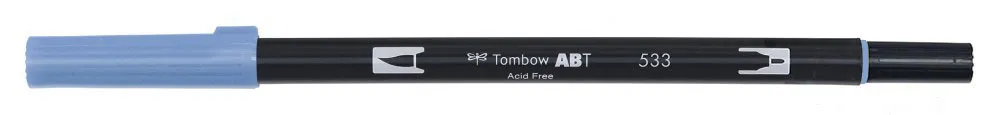 Tombow Pisak dwustronny Dual Brush Pen - - Peacock Blue