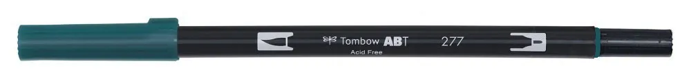 Tombow Pisak dwustronny Dual Brush Pen - - Dark Green