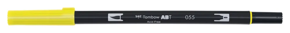 Tombow Pisak dwustronny Dual Brush Pen - - Process Yellow